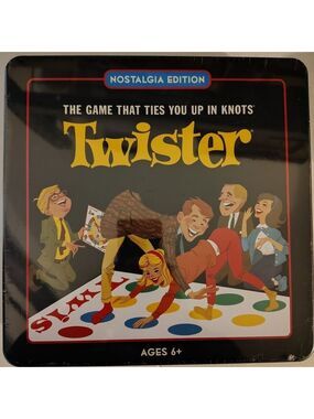 2014 Twister Game The 60's Nostalgia Edition By Hasbro